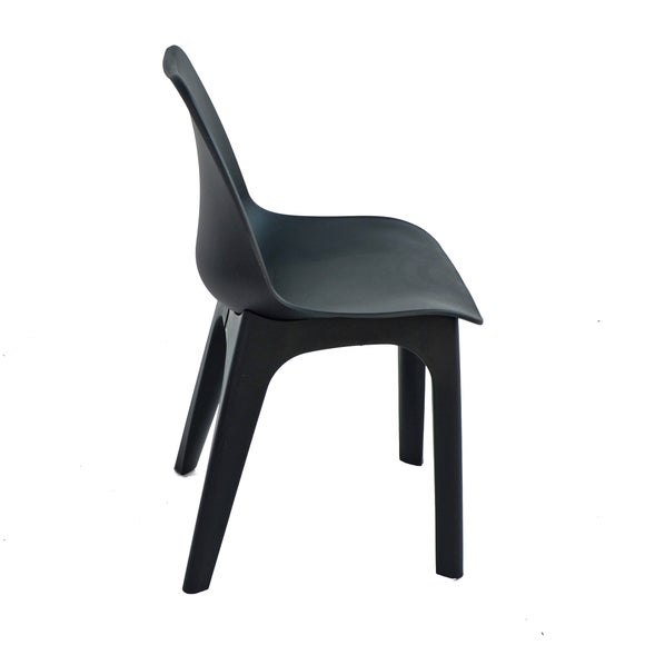 Levante 2 Seater Anthracite Bistro Set with Eolo Chairs