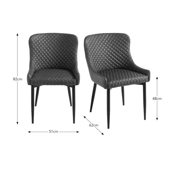 Set of 2 Montreal Dining Chairs, Faux Leather, product image 33