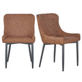 Set of 2 Montreal Dining Chairs, Faux Leather, product image 1