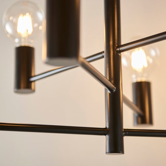 Vogue Forsan 6 Light Semi Flush Ceiling Light