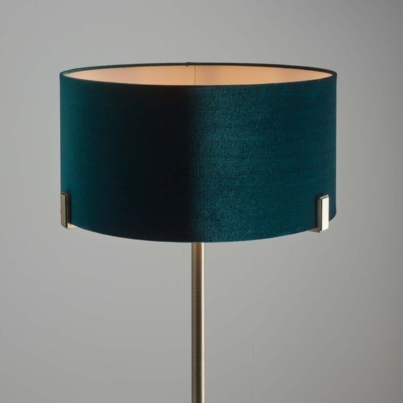 Vogue Balaton Green Velvet Floor Lamp