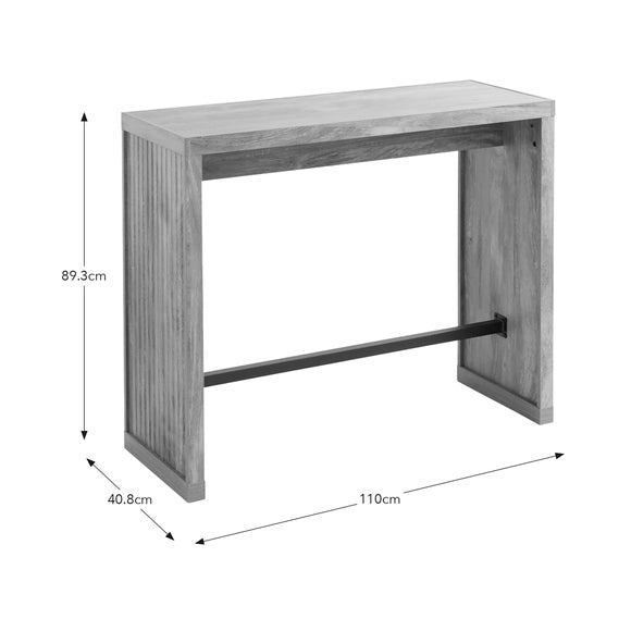 Bryant 2 Seater Bar Table, Mango Wood Effect