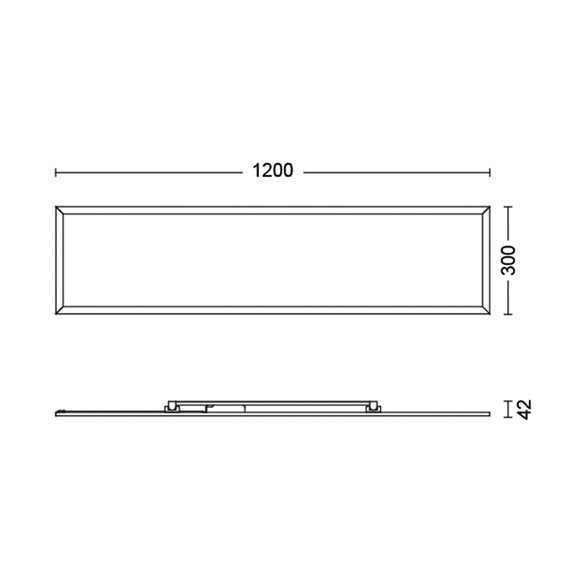 Philips Cool White Panel Integrated LED Flush Ceiling Light