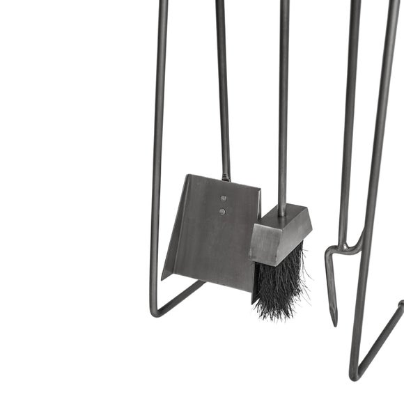 Pewter Linear Companion Set