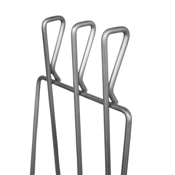 Pewter Linear Companion Set