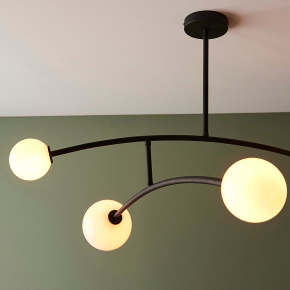 Vogue Nico 4 Light Semi Flush Ceiling Light