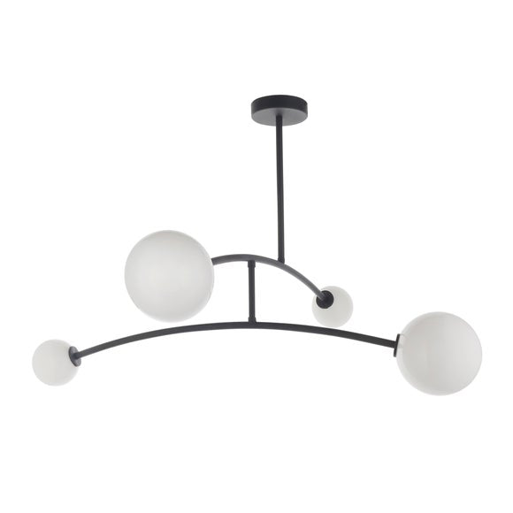Vogue Nico 4 Light Semi Flush Ceiling Light
