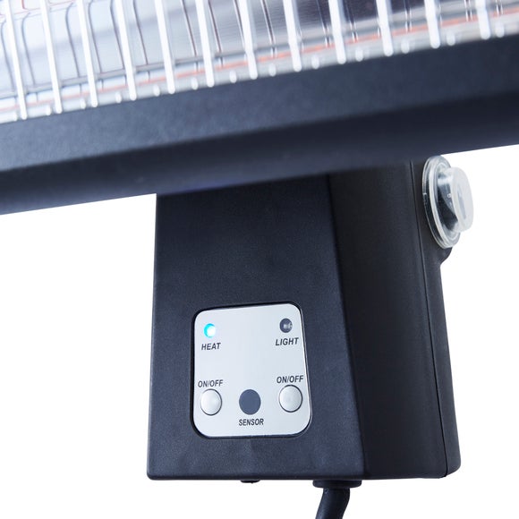 Blaze Large Wall Mounted Patio Heater with LED Lights