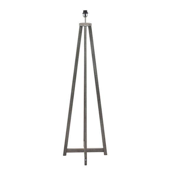 Whitby Wood Tapered 4 Post Floor Lamp