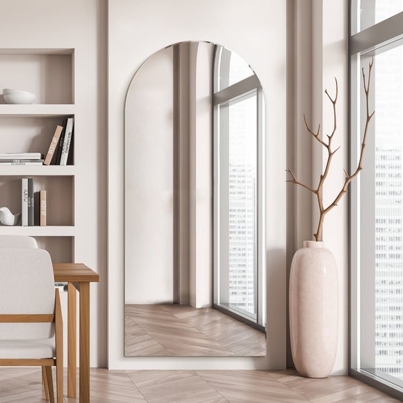 Arcus Frameless Arched Full Length Wall Mirror, product image 11