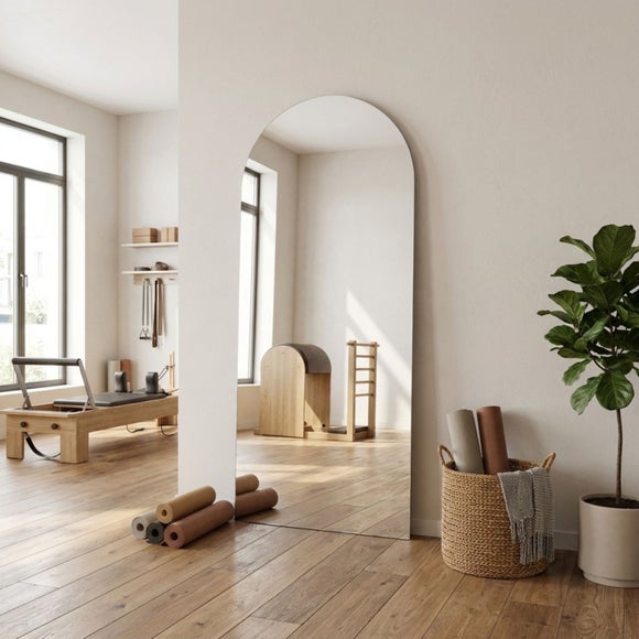 Arcus Frameless Arched Full Length Wall Mirror, product image 12