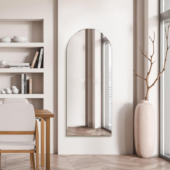 Arcus Frameless Arched Full Length Wall Mirror, product image 8