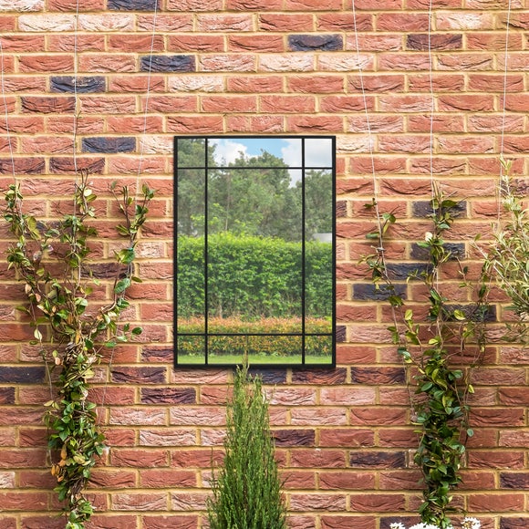 Penestra Modern Rectangle Indoor Outdoor Wall Mirror, product image 6