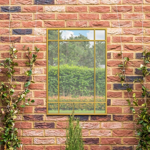 Penestra Modern Rectangle Indoor Outdoor Wall Mirror, product image 2