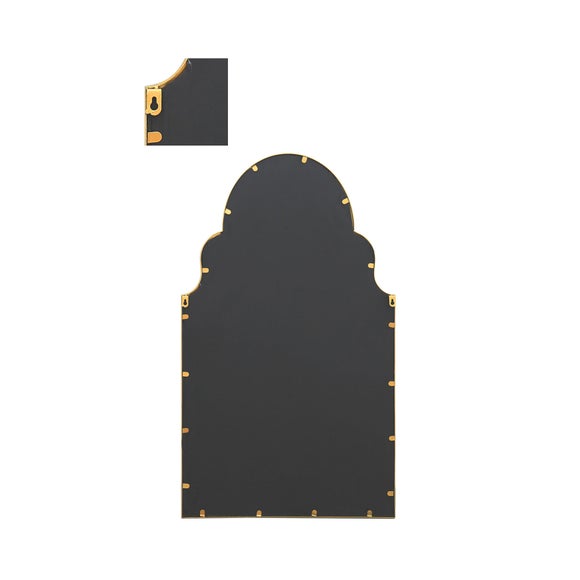 Arcus Crown Arched Indoor Outdoor Wall Mirror, product image 4
