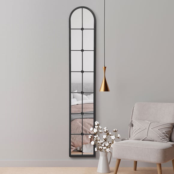 Arcus Cenestra Arched Window Indoor Outdoor Full Length Wall Mirror, product image 1