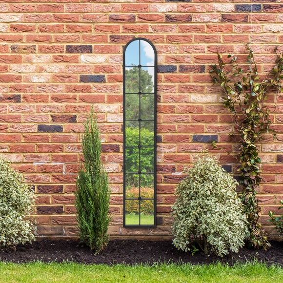 Arcus Cenestra Arched Window Indoor Outdoor Full Length Wall Mirror, product image 2
