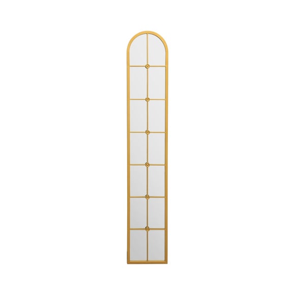 Arcus Cenestra Arched Window Indoor Outdoor Full Length Wall Mirror, product image 15