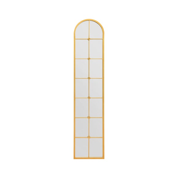 Arcus Cenestra Arched Window Indoor Outdoor Full Length Wall Mirror, product image 7