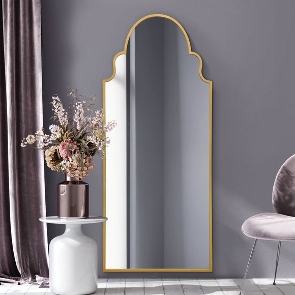 Arcus Crown Arched Indoor Outdoor Full Length Wall Mirror, product image 5