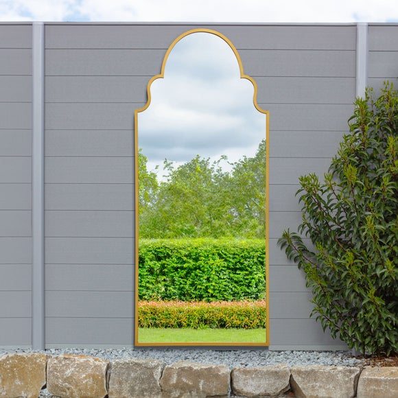 Arcus Crown Arched Indoor Outdoor Full Length Wall Mirror, product image 6