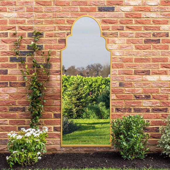 Arcus Crown Arched Indoor Outdoor Full Length Wall Mirror, product image 14