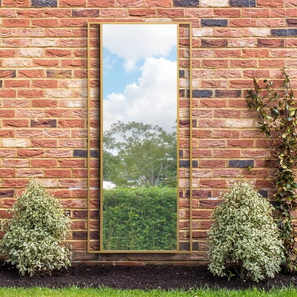 Senestra Modern Rectangle Indoor Outdoor Full Length Wall Mirror, product image 14