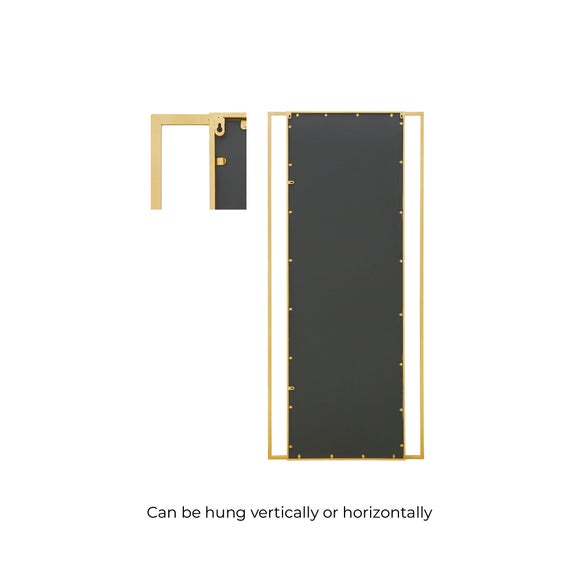 Senestra Modern Rectangle Indoor Outdoor Full Length Wall Mirror, product image 16