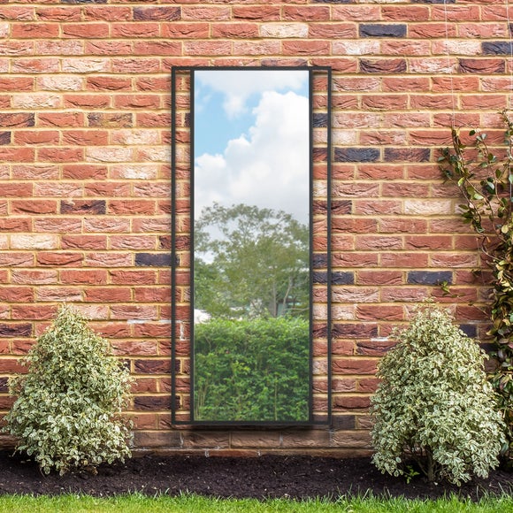 Senestra Modern Rectangle Indoor Outdoor Full Length Wall Mirror, product image 10