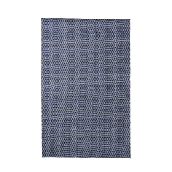 Ikat Denim Indoor Outdoor Rug