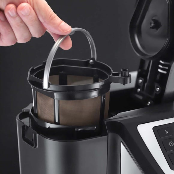 Russell Hobbs Chester Grind and Brew Black Coffee Machine