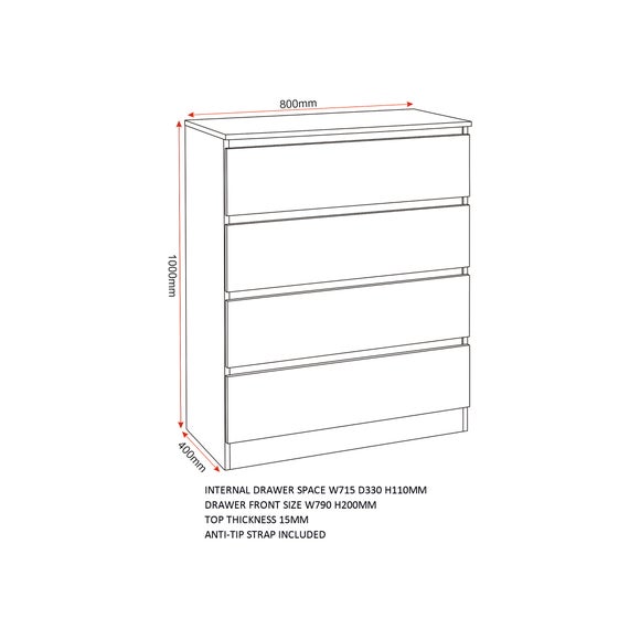 Walker 4 Draw Chest, product image 20