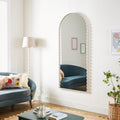 Scalloped Arched Full Length Wall Mirror, product image 1