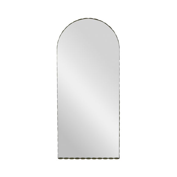 Scalloped Arched Full Length Wall Mirror, product image 4