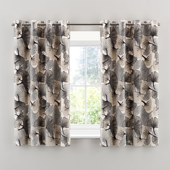 Gingko Cut Velvet Eyelet Curtains, product image 45