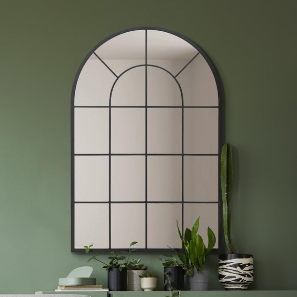 Arcus Arched Curved Window Indoor Outdoor Wall Mirror, product image 1