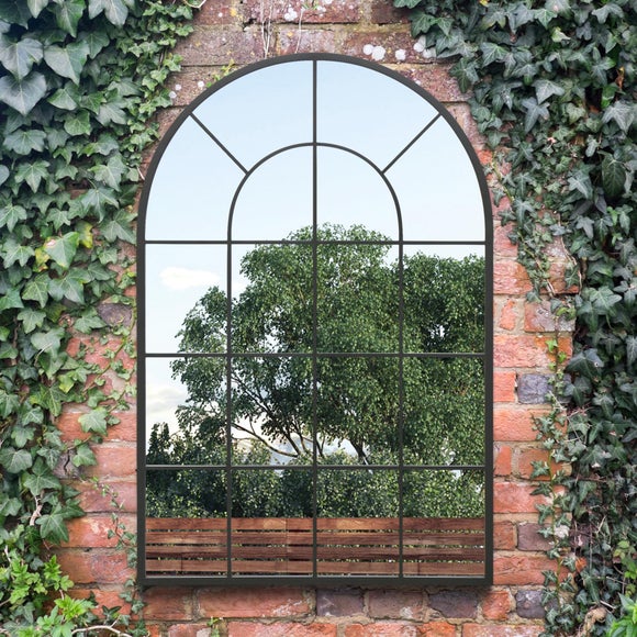 Arcus Arched Curved Window Indoor Outdoor Wall Mirror, product image 2