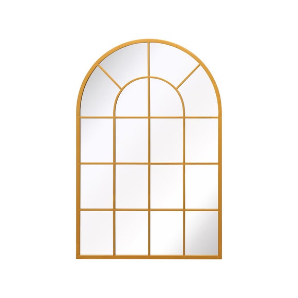 Arcus Arched Curved Window Indoor Outdoor Wall Mirror, product image 7