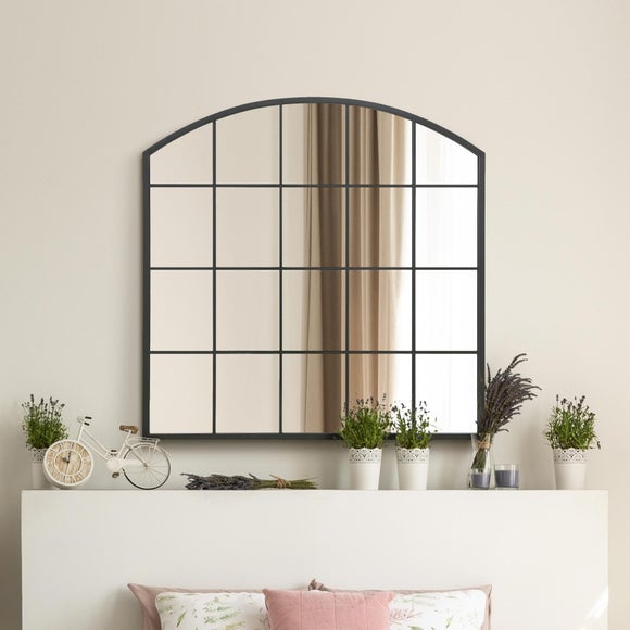Arcus Arched Window Square Indoor Outdoor Wall Mirror, product image 5