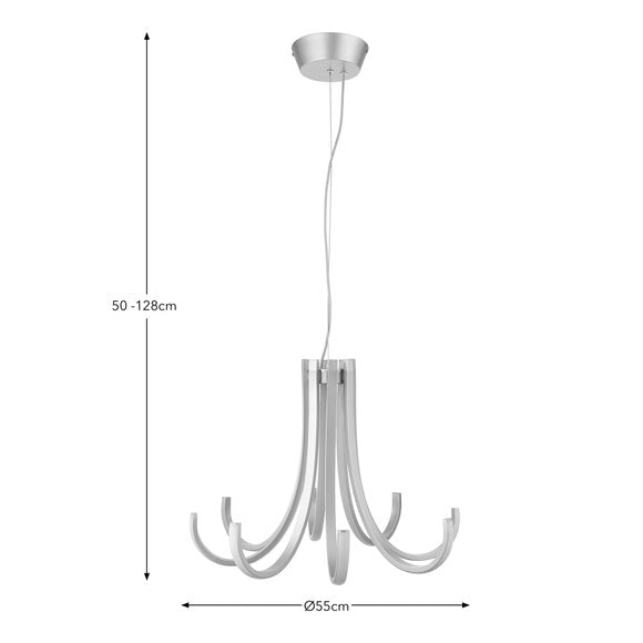 Philomena LED Touch Dimmable Chandelier