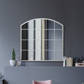Arcus Arched Window Square Indoor Outdoor Wall Mirror, product image 1
