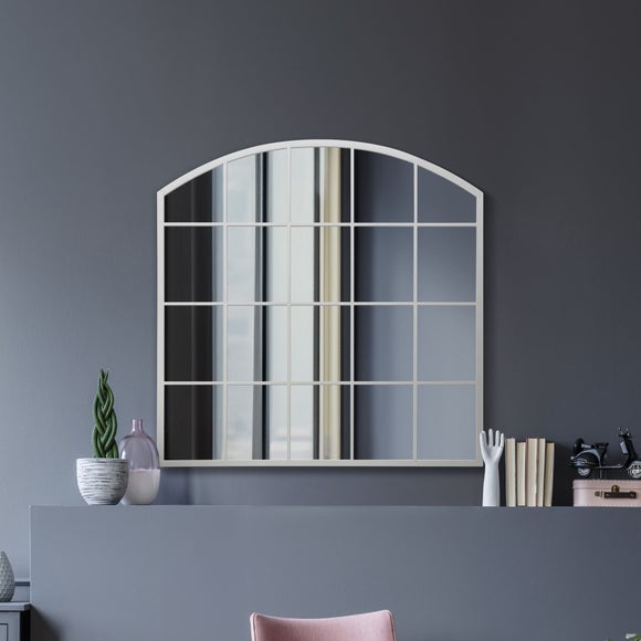 Arcus Arched Window Square Indoor Outdoor Wall Mirror, product image 1
