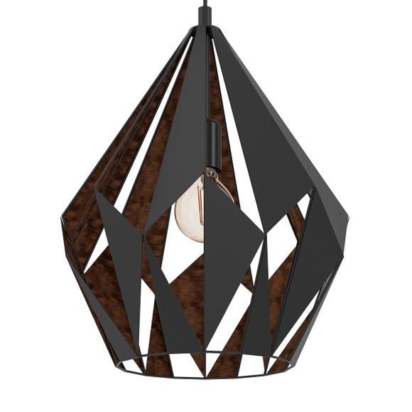 EGLO Carlton Art Deco Geometric Pendant Light