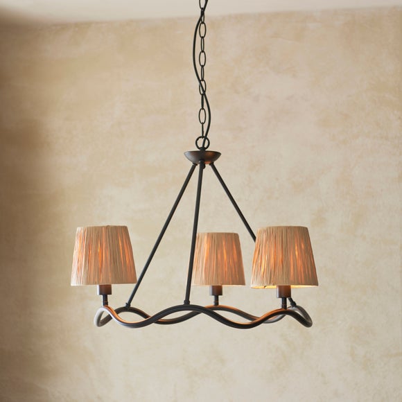 Vogue Priya Boho 3 Light Adjustable Pendant Light