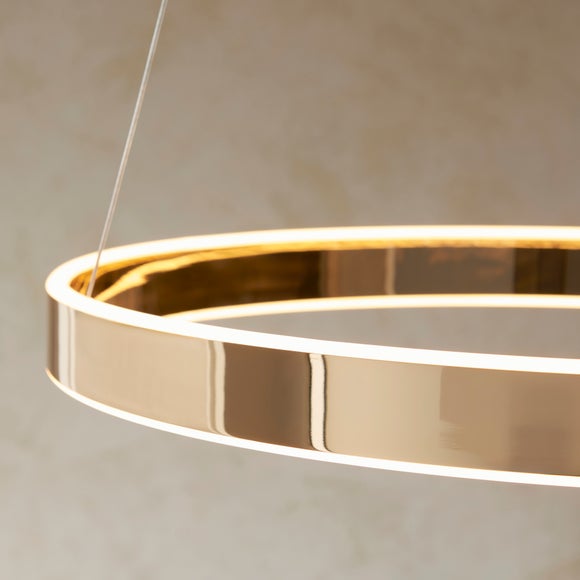 Vogue Ring Modern LED Adjustable Pendant Light