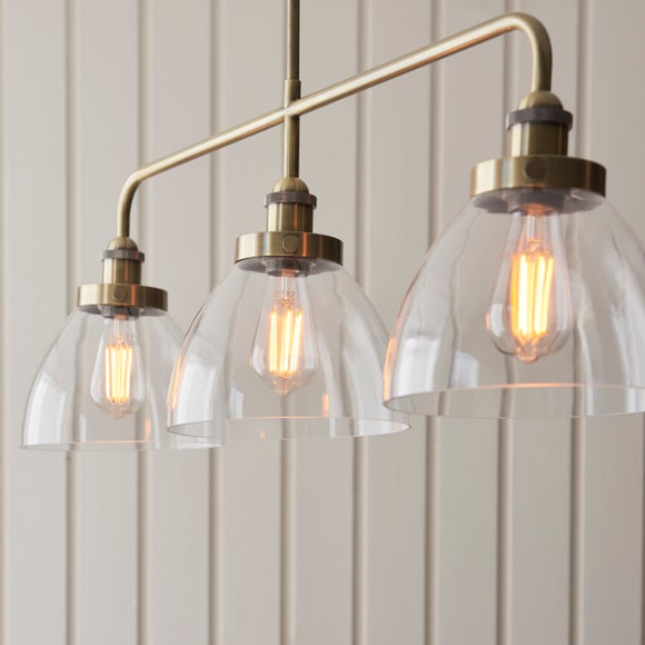 Vogue Tobermory 3 Light Adjustable Diner Light
