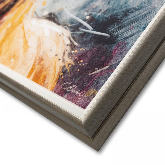 Cedar & Sage Looking On Framed Canvas