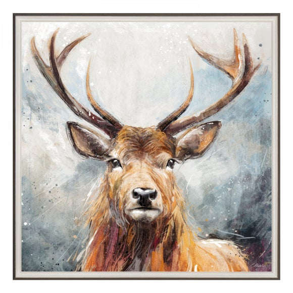Cedar & Sage Looking On Framed Canvas