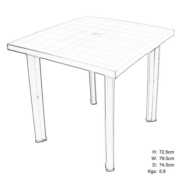 Trabella Alana Square Patio Table with 4 Bonnie Chairs, product image 8