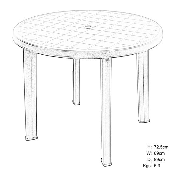 Trabella Athena Round Patio Table with 4 Bonnie Chairs, product image 3